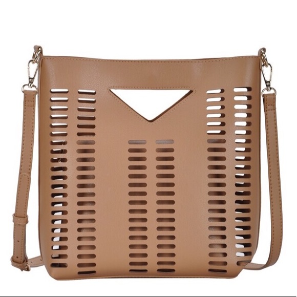 Miztique Handbags - ＳＡＬＥ Havana Cutout Large Crossbody
